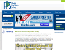 Tablet Screenshot of floridapsych.org